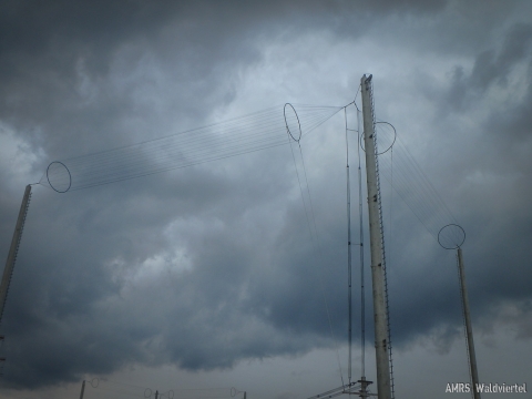 Steilstrahlende Rundstrahlantenne