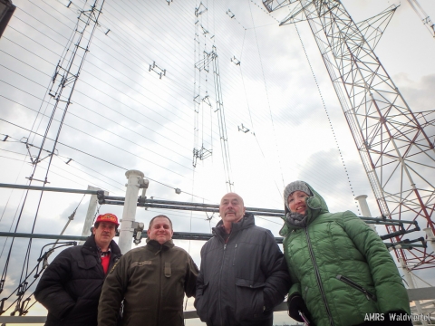 Besichtigung Antennenanlage