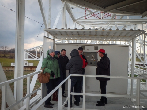 Besichtigung Antennenanlage