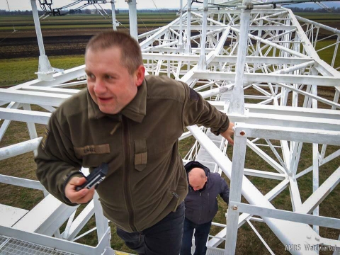 Besichtigung Antennenanlage