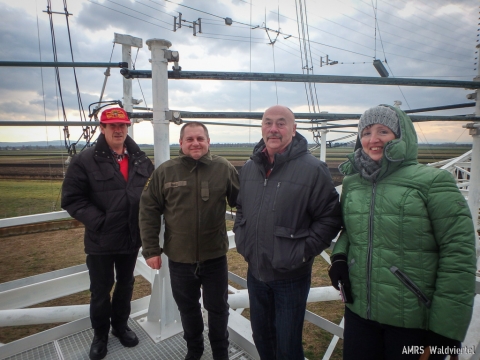 OE3TCA Walter, OE3EMC Martin, OE3KNU Karl und OE3YSC Marion