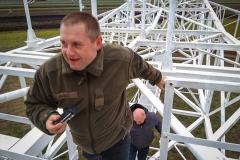 Besichtigung Antennenanlage